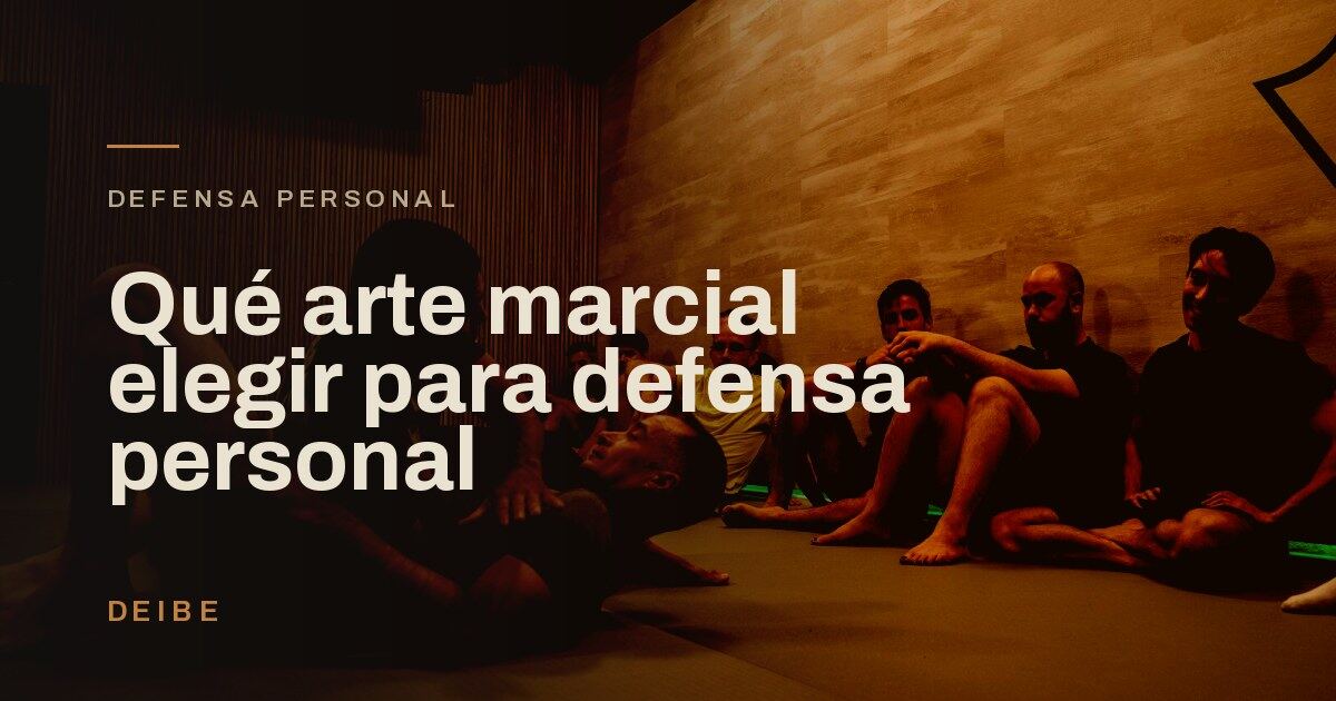 Portada del artículo Qué arte marcial elegir para defensa personal